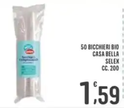 La Mimosa Supermercati Bicchieri compostabili Casa Bella offerta