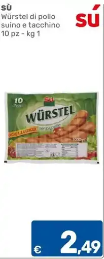 ARCA C+C cash and carry Würstel Sú offerta