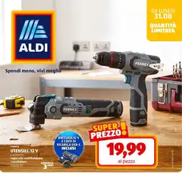 ALDI Ferrex utensili, 12 V offerta