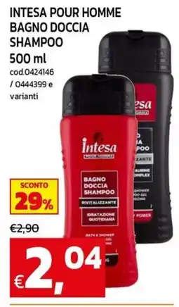 C+C maxigross Intesa Pour Homme Bagno Doccia Shampoo offerta