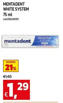 C+C maxigross Mentadent White System offerta