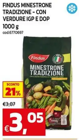 C+C maxigross Findus Minestrone Tradizione offerta