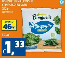 C+C maxigross Bonduelle Millefoglie Spinaci offerta