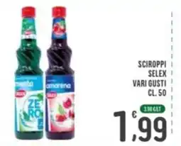 La Mimosa Supermercati Sciroppi Selex offerta
