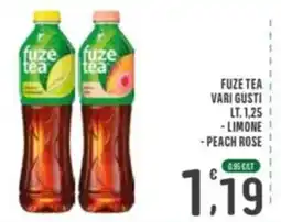 La Mimosa Supermercati Fuze tea vari gusti offerta
