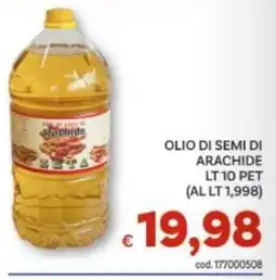 Vivo Supermercati Olio di semi di arachide Zeta offerta