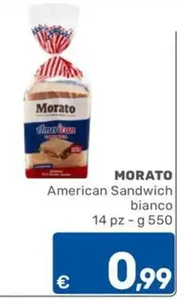 ARCA C+C cash and carry Morato American Sandwich bianco offerta
