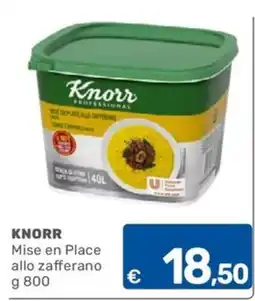 ARCA C+C cash and carry Knorr Mise en Place allo zafferano offerta