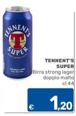ARCA C+C cash and carry Tennent's Super offerta