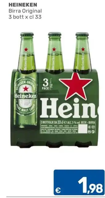 ARCA C+C cash and carry Heineken Birra Original offerta