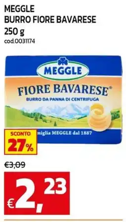 C+C maxigross Burro fiore bavarese Meggle offerta