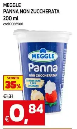 C+C maxigross Meggle panna non zuccherata offerta