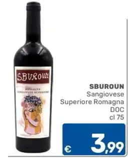 ARCA C+C cash and carry Sburoun Sangiovese Superiore Romagna DOC offerta