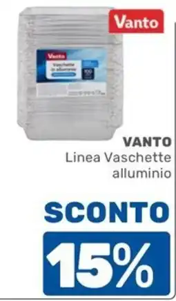 ARCA C+C cash and carry Vanto Linea Vaschette alluminio offerta