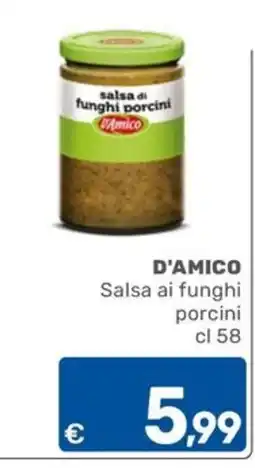 ARCA C+C cash and carry D'Amico Salsa ai funghi porcini offerta