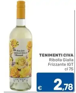 ARCA C+C cash and carry Ribolla Gialla Frizzante IGT offerta