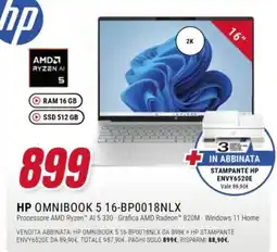 Trony HP OMNIBOOK 5 16-BP0018NLX offerta