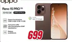Trony OPPO Reno 15 PRO 5G offerta