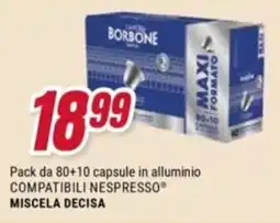 Trony Borbone capsule offerta