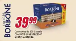 Trony Caffè Borbone Miscela Decisa offerta