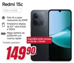 Trony Redmi 15c offerta