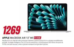 Trony Apple MacBook Air 13" M5 512GB offerta