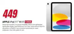 Trony Apple iPad 11" Wi-Fi 128GB offerta