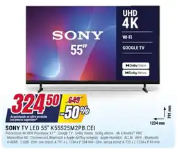 Trony Sony TV LED 55" offerta