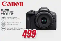 Trony Canon EOS R100 offerta