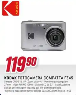 Trony Kodak Fotocamera Compatta FZ45 offerta