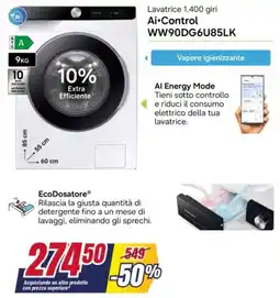 Trony Lavatrice Ai-Control offerta