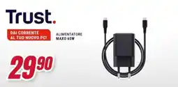 Trony Trust alimentatore maxo 65w offerta