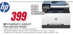 Trony HP Stampante Laserjet Pro 3302FDW 499Q8F offerta