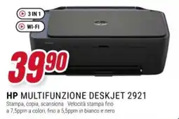 Trony HP Multifunzione Deskjet 2921 offerta
