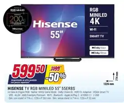 Trony Hisense TV RGB MINILED 55" offerta