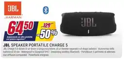 Trony JBL Speaker Portatile Charge 5 offerta