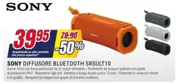 Trony Sony diffusore bluetooth srsult10 offerta