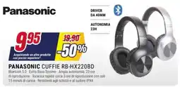 Trony Panasonic cuffie rb-hx220bd offerta