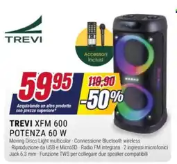 Trony Trevi XFM 600 offerta
