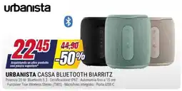Trony Urbanista cassa bluetooth biarritz offerta