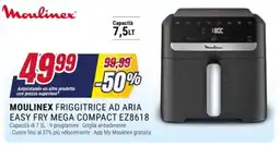Trony Moulinex friggitrice ad aria easy fry mega compact offerta
