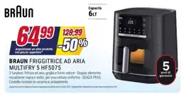 Trony Braun friggitrice ad aria multifry 5 hf5075 offerta