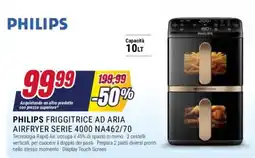 Trony Philips friggitrice ad aria airfryer serie 4000 offerta
