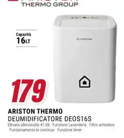 Trony Ariston Thermo deumidificatore deos16s offerta