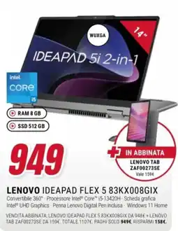 Trony Lenovo Ideapad Flex 5 83KX008GIX offerta