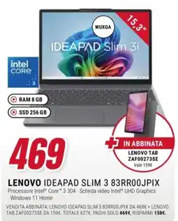 Trony Lenovo Ideapad Slim 3 offerta