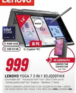 Trony Lenovo Yoga 7 2-in-1 offerta
