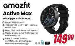 Trony Amazfit Active Max offerta