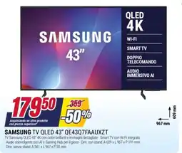 Trony Samsung TV QLED 43" offerta