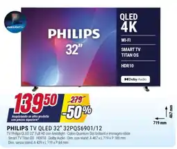 Trony Philips TV QLED 32" offerta